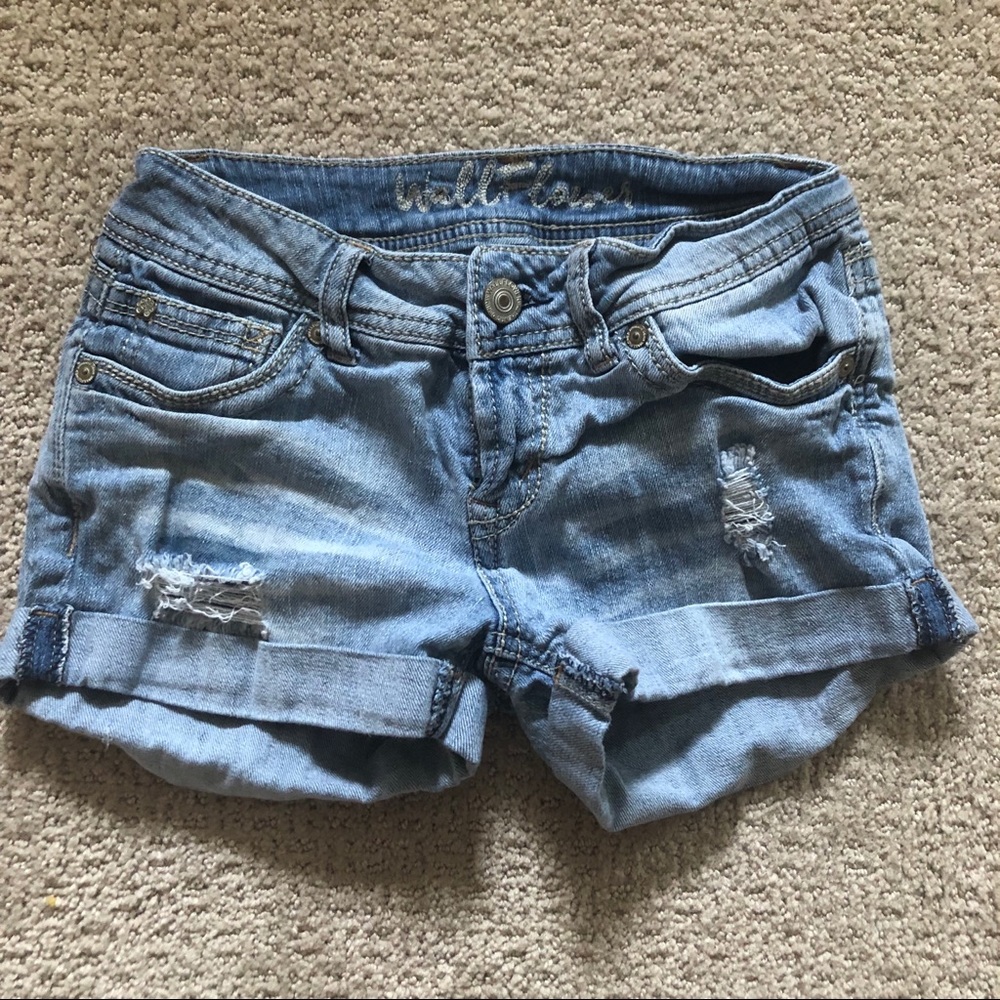 Wallflower | Distressed Jean Shorts, 0
